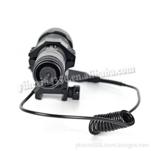 Hunting Flashlight Led Torch With Blue Light & Gun clip & Rat Tail Switch